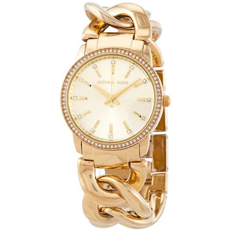 michael kors dial chain link